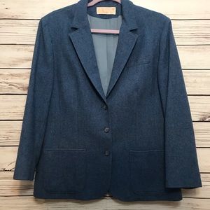 Vintage Pendleton Blue Virgin Wool Blazer